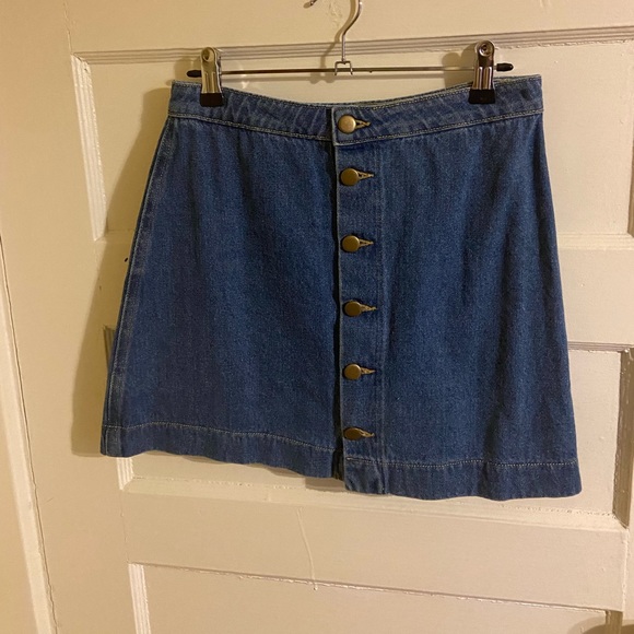American Apparel Denim Mini Skirt - Picture 7 of 7